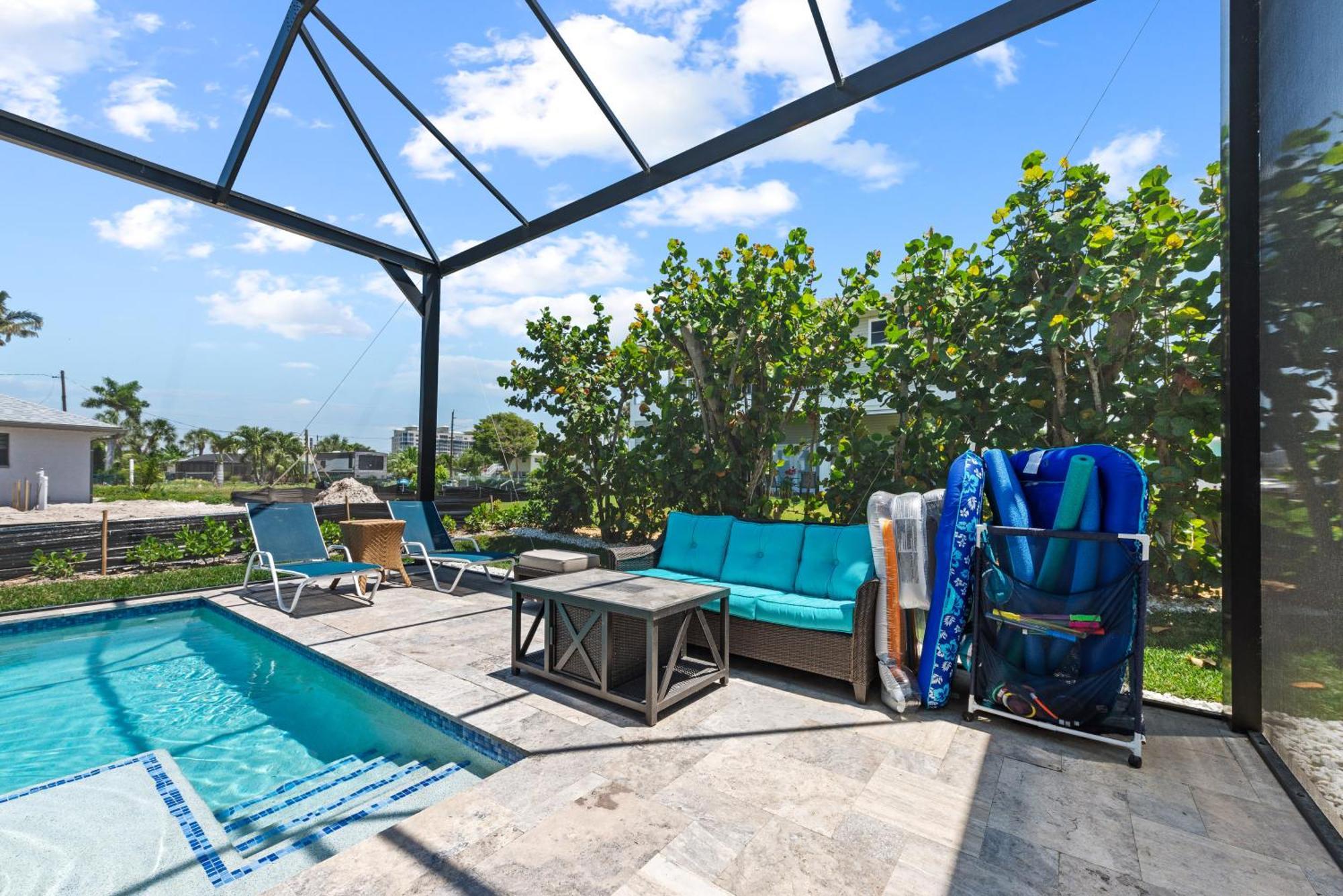 Heated Pool Home Steps To The Beach Fort Myers Beach Εξωτερικό φωτογραφία